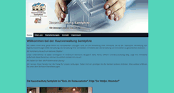 Desktop Screenshot of hausverwaltung-samtpfote.de